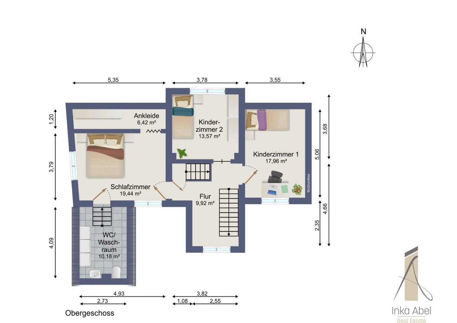 Grundriss Obergeschoss