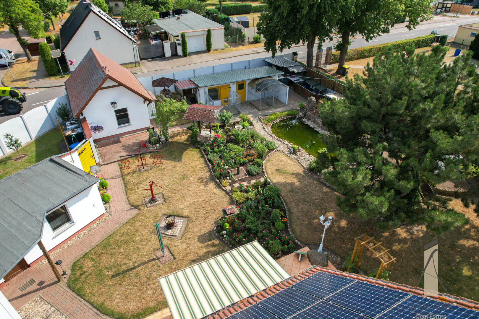 Garten Draufsicht