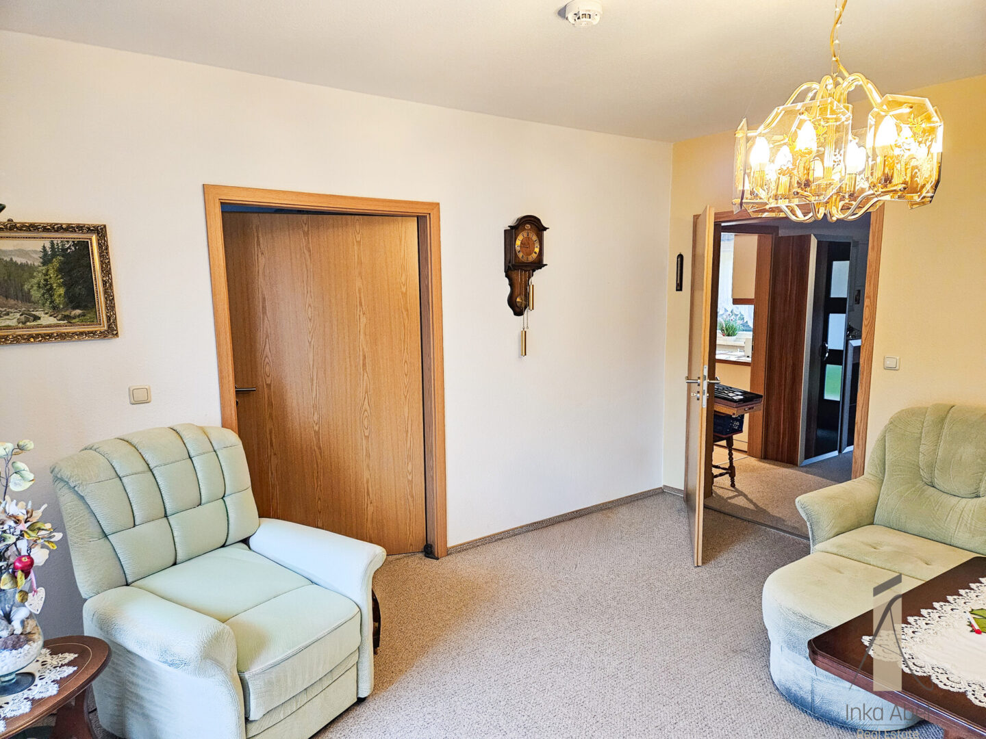 Wohnzimmer Haus Nr. 75 EG Hofseite